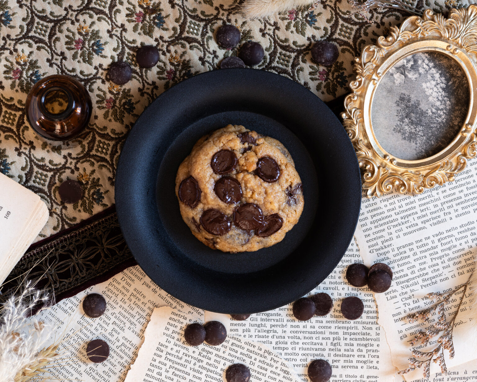 Mini cookie chocolat noir