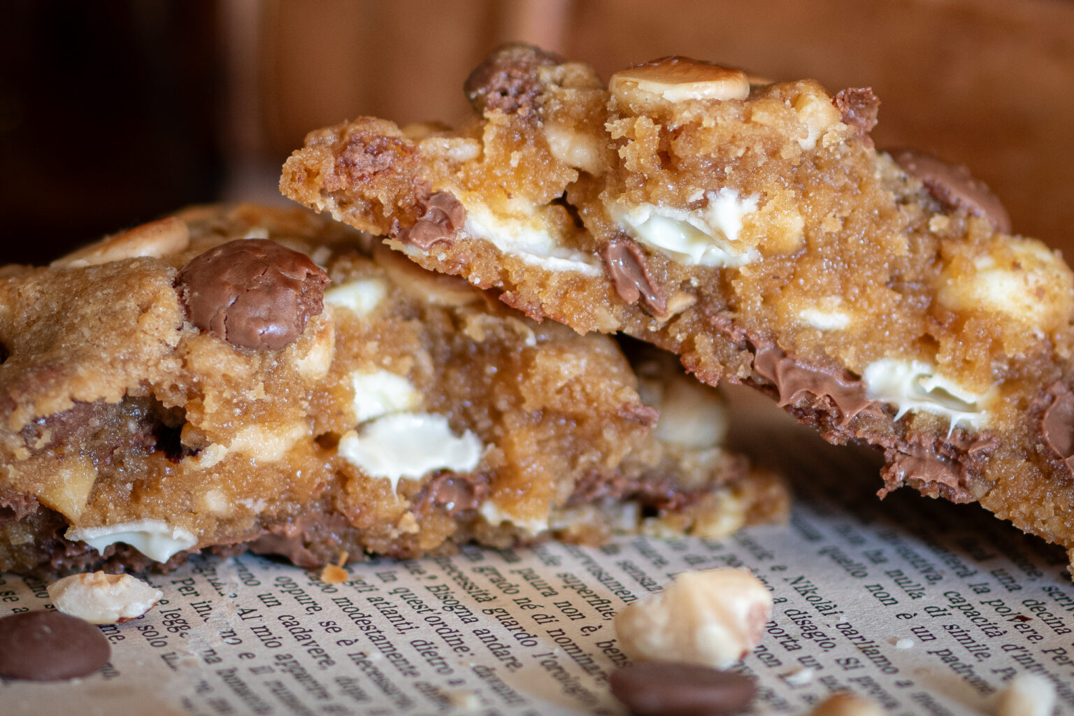 Zoom cookie noisette