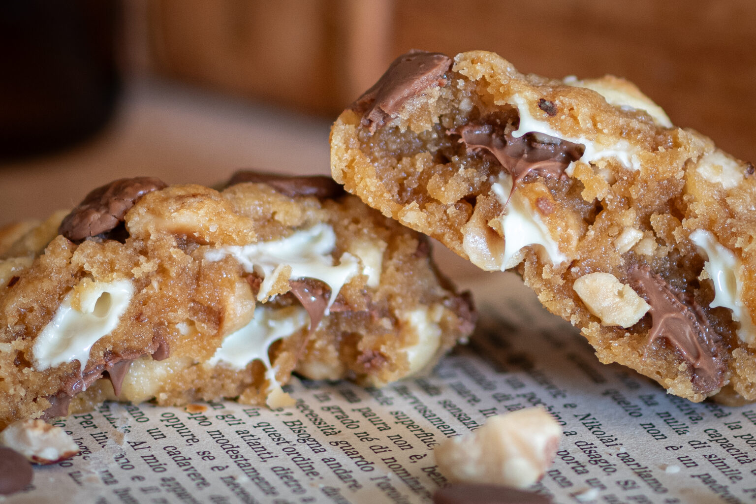 Zoom mini cookie noisette